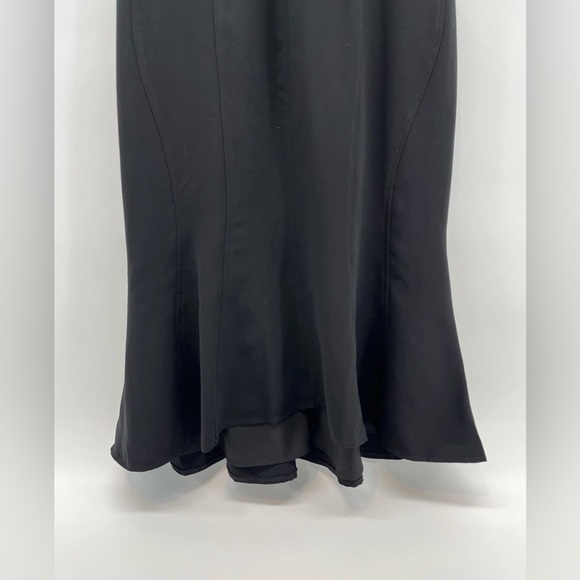 NEW AMANDA UPRICHARD Campania Fit and Flare‎ Midi Dress in Black Size Small - Picture 9 of 15